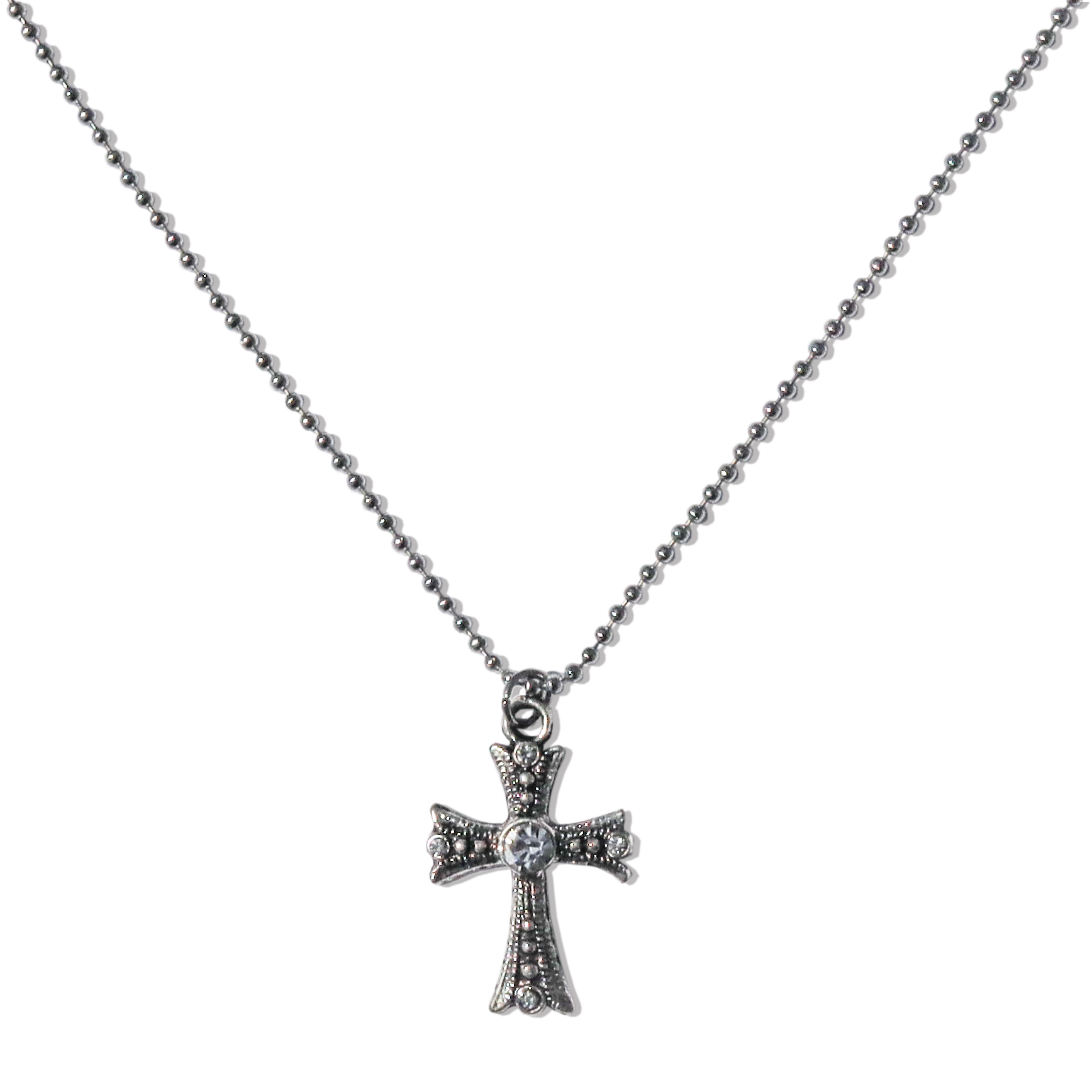 Niki Silver Cross Necklace – Gemini Jewels