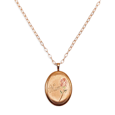 [Vintage Locket Drop] A Mother's Love Necklace