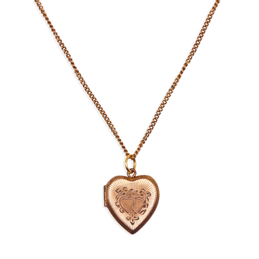 [Vintage Locket Drop] Armour Necklace