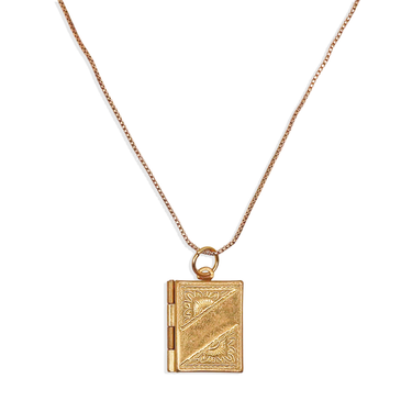 [Vintage Locket Drop] Scholar Necklace