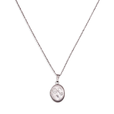 [Vintage Locket Drop] Flower Lover Necklace