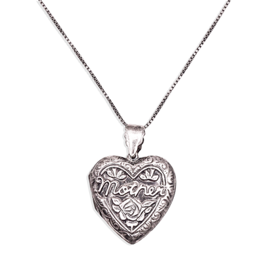 [Vintage Locket Drop] Big Mother Necklace