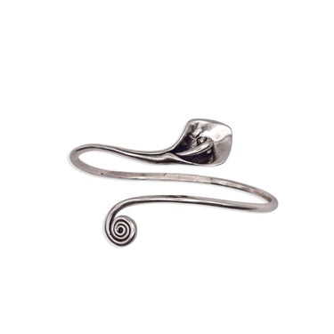 Calla Lily Bangle Bracelet