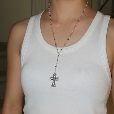 [Vintage Drop 7] Gem Sifter Rosary Necklace