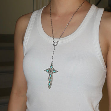 [Vintage Drop 7] Blade Rosary Necklace