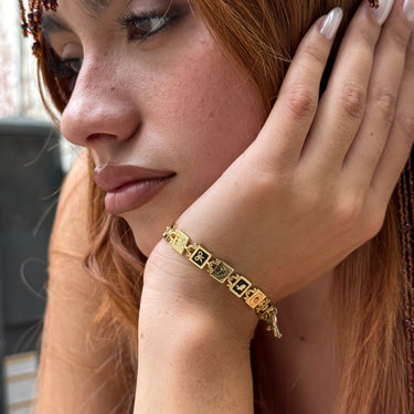 A Stroll In The Garden Bracelet in Gold