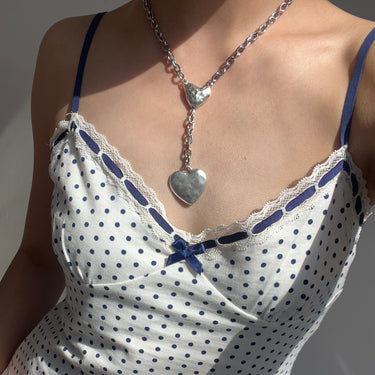 A Heavy Heart Rosary Necklace
