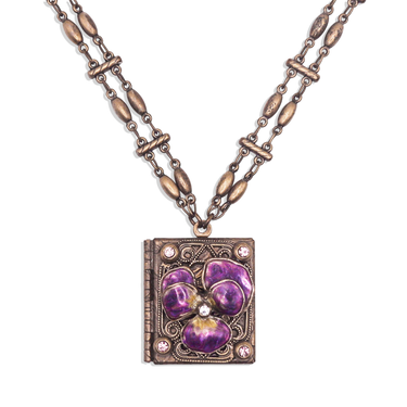[Vintage Drop 16] Pretty Petal Locket Necklace