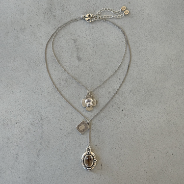 Ophelia Necklace Stack in Silver