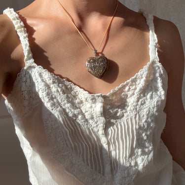 [Vintage Locket Drop] Mother Necklace