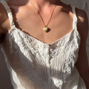 [Vintage Locket Drop] Goody Two Shoes Necklace
