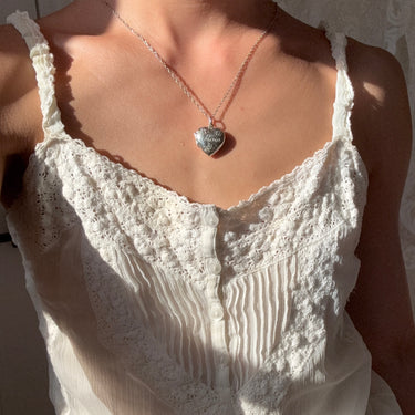 [Vintage Locket Drop] My First Love Necklace
