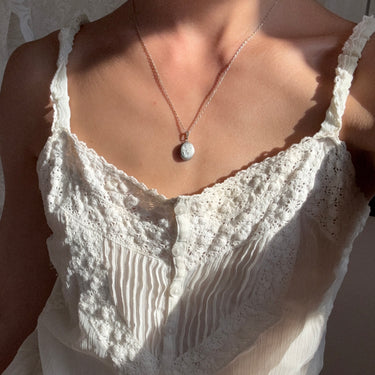 [Vintage Locket Drop] Flower Lover Necklace