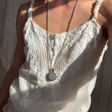 [Vintage Locket Drop] Watch Necklace