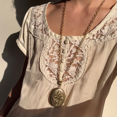 [Vintage Drop 16] Big Girl Locket Necklace