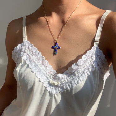 [Vintage Drop 10] Cloisonne Necklace