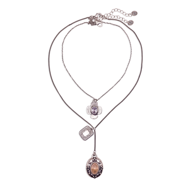 Ophelia Necklace Stack in Silver