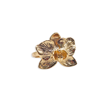 Orchid Ring in Gold