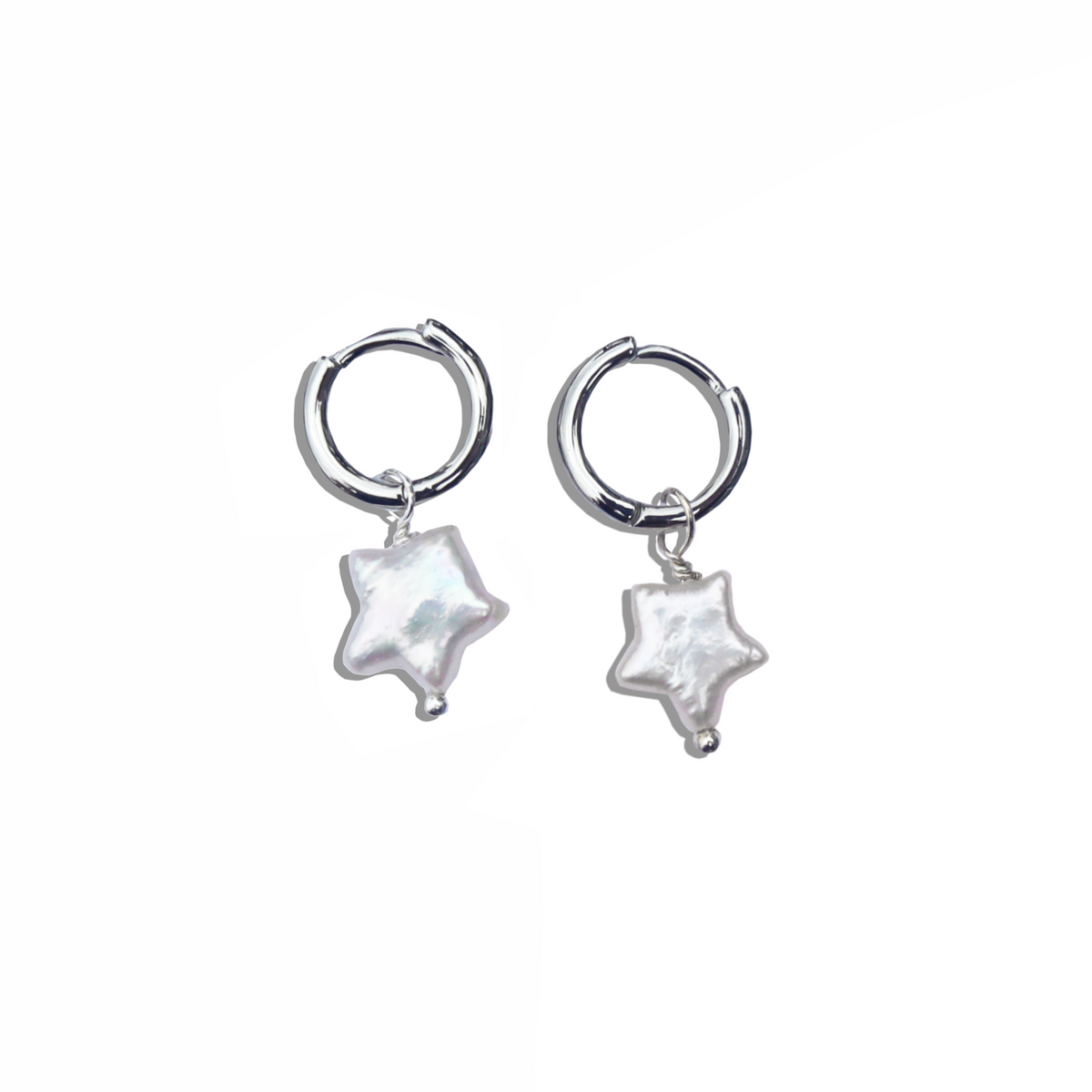 Stella Freshwater Pearl Star Earrings – Gemini Jewels