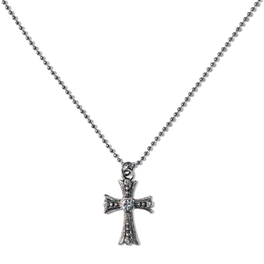 "Niki" Silver Cross Necklace