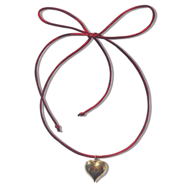 "Valentina" Heart Tie Necklace